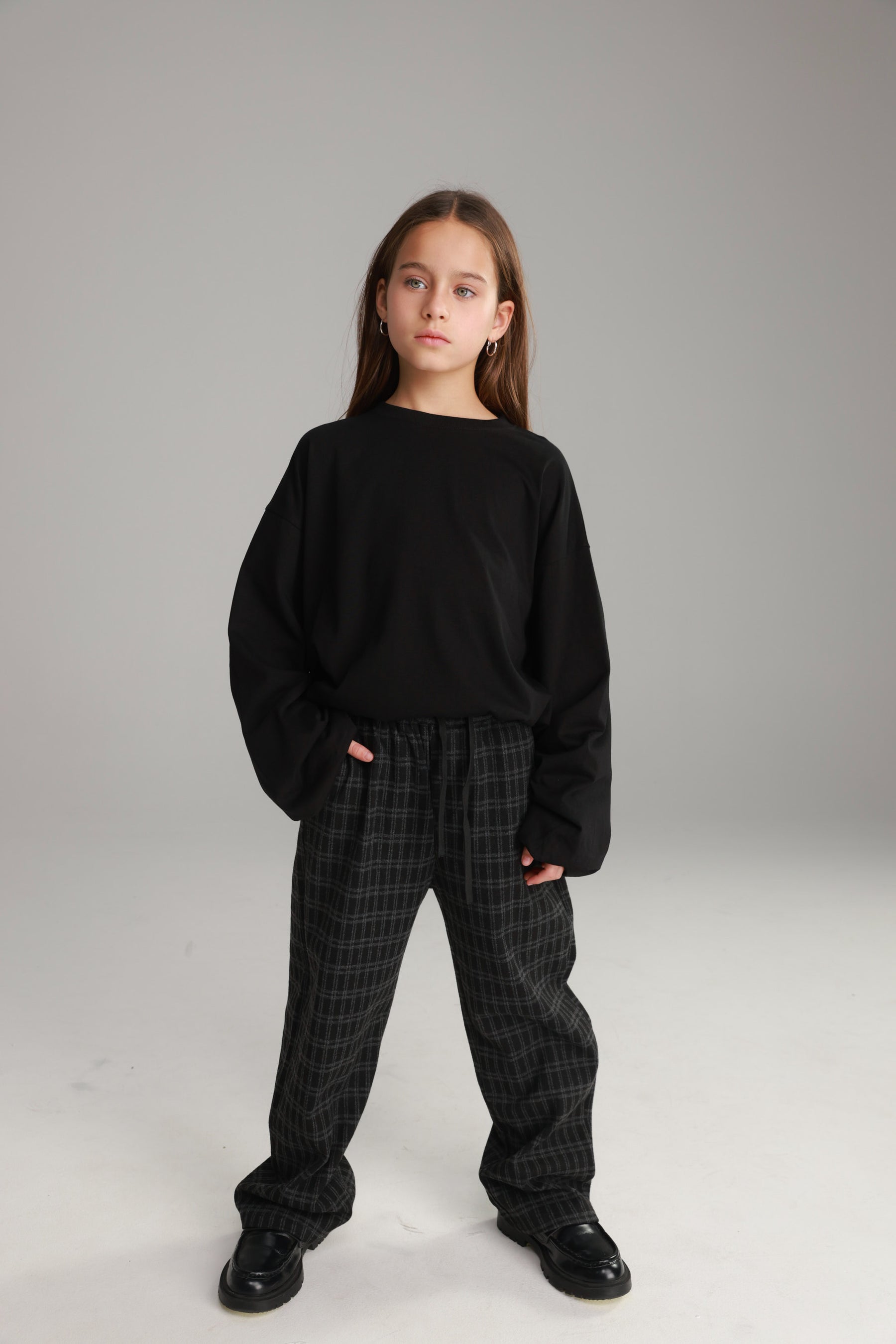 מכנסי אנטון אפור כהה