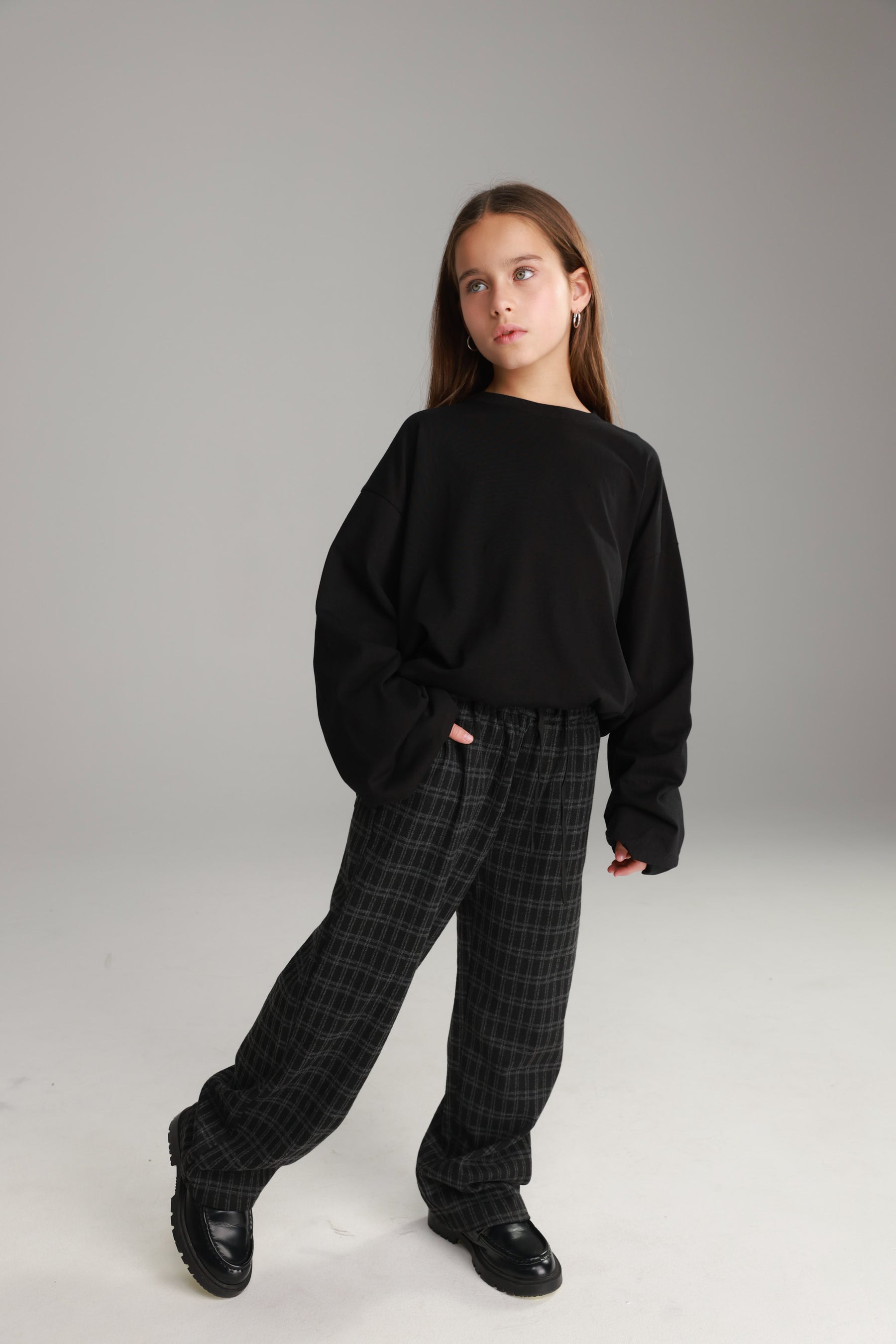 מכנסי אנטון אפור כהה