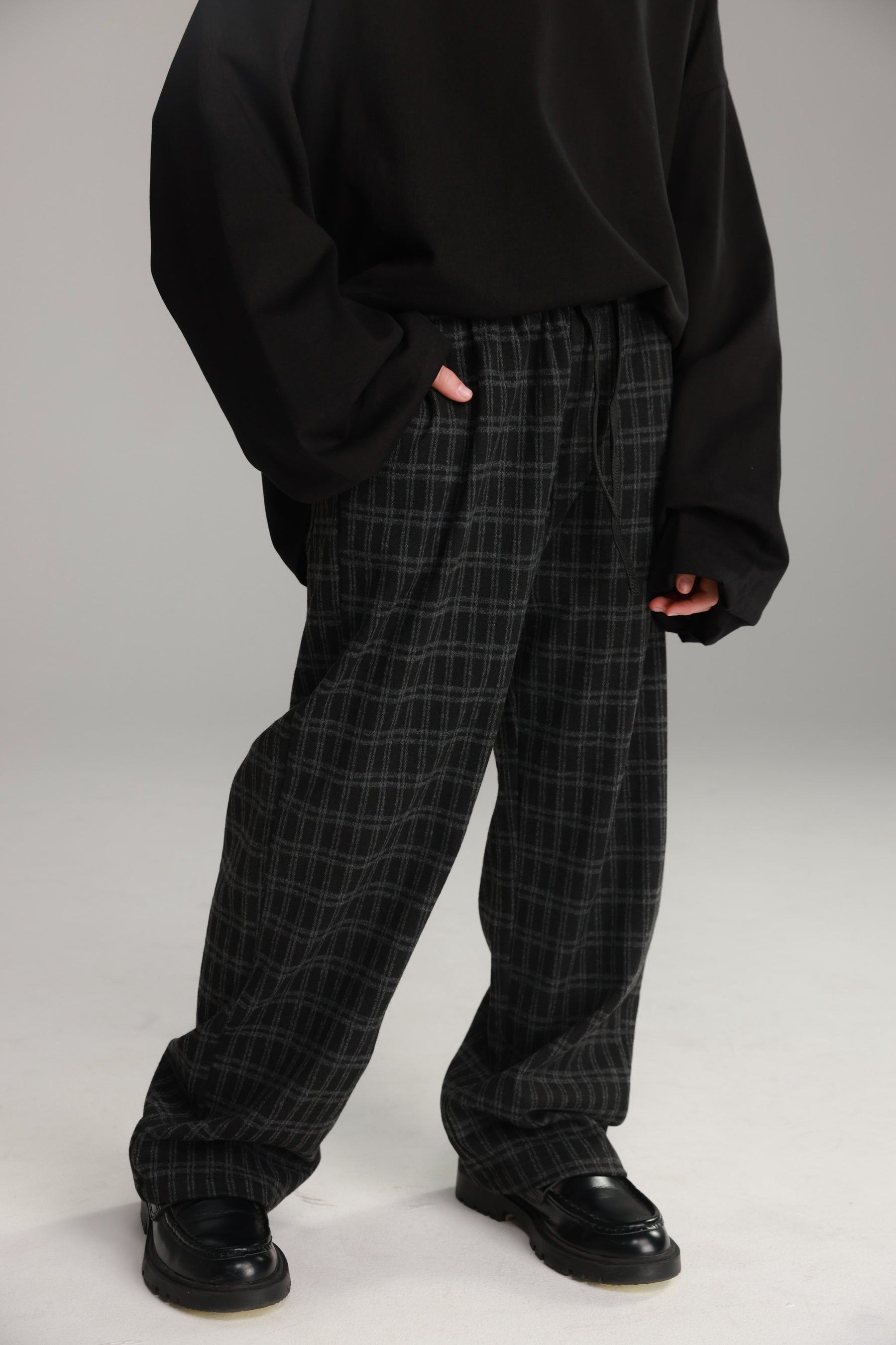 מכנסי אנטון אפור כהה