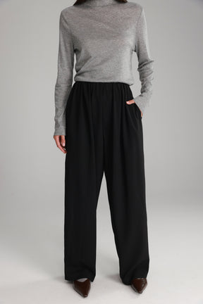 מכנסי מנואלה שחורים