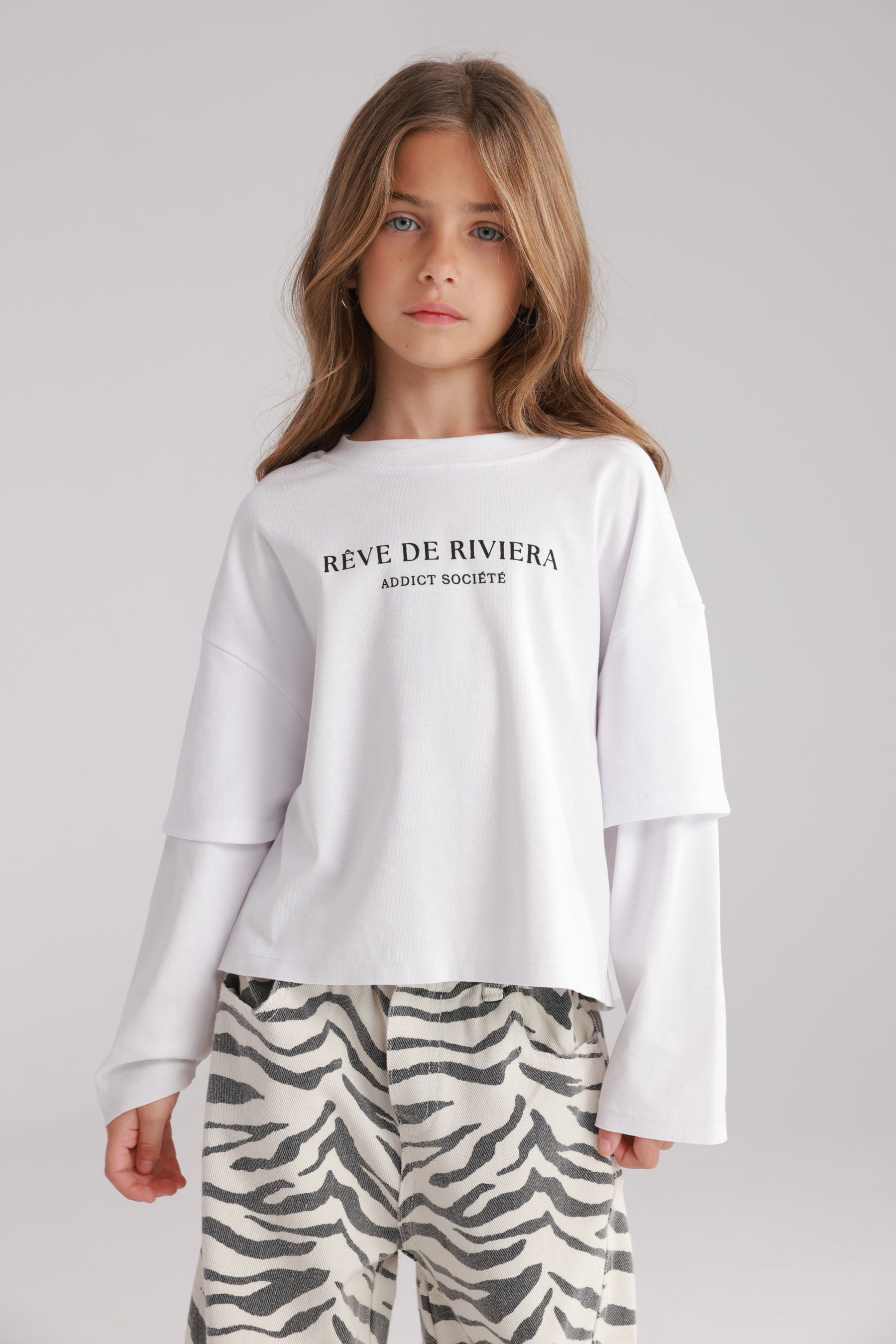 חולצת מוני לבנה