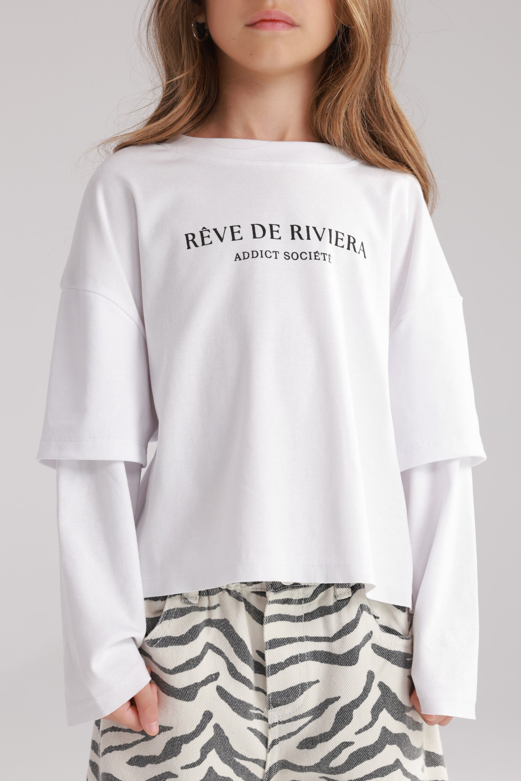 חולצת מוני לבנה