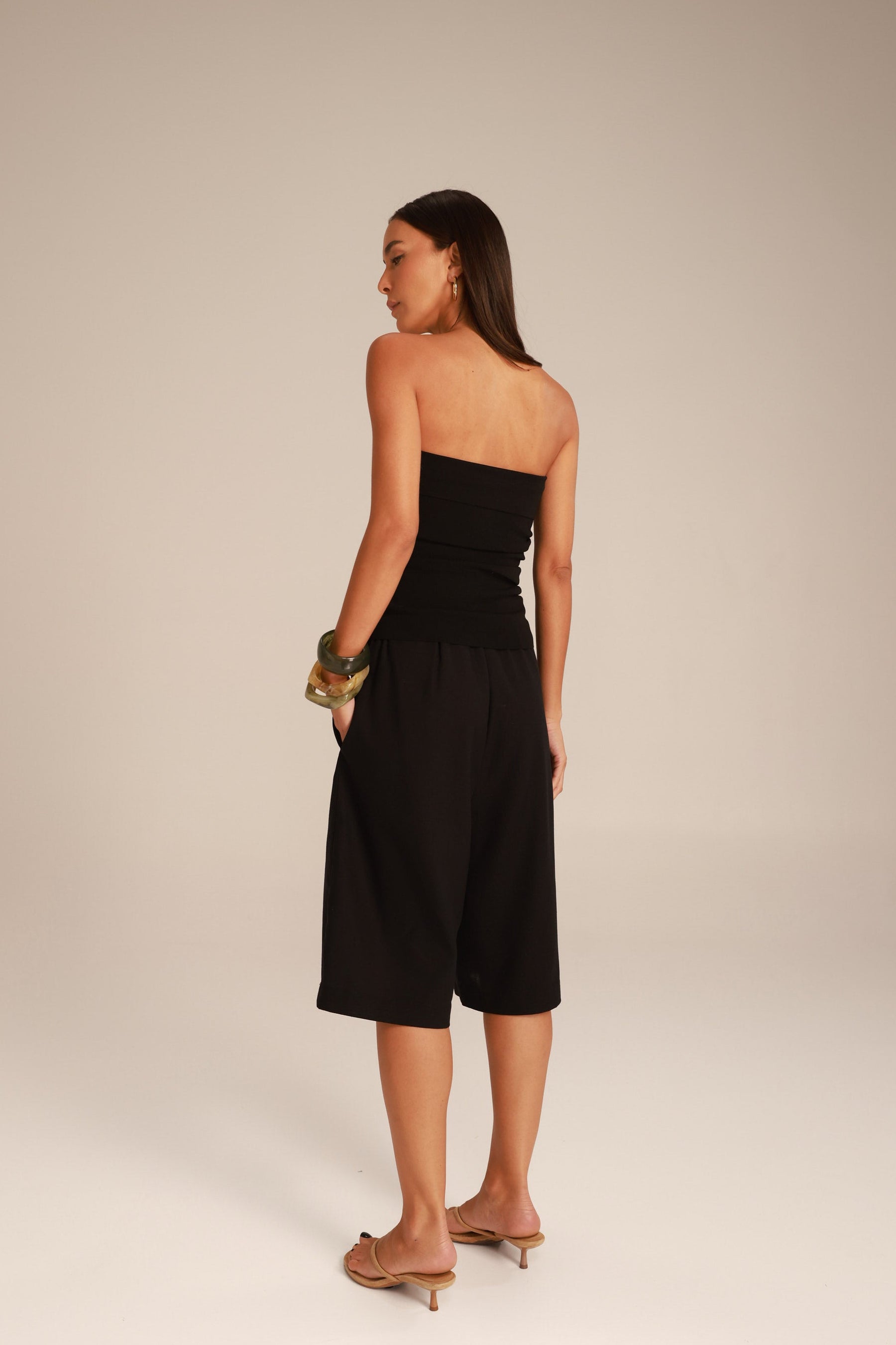 מכנסי נאנו שחורים