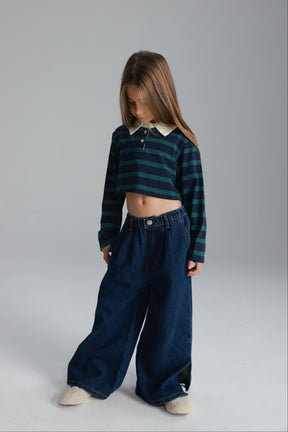 ג'ינס נילי כחול כהה