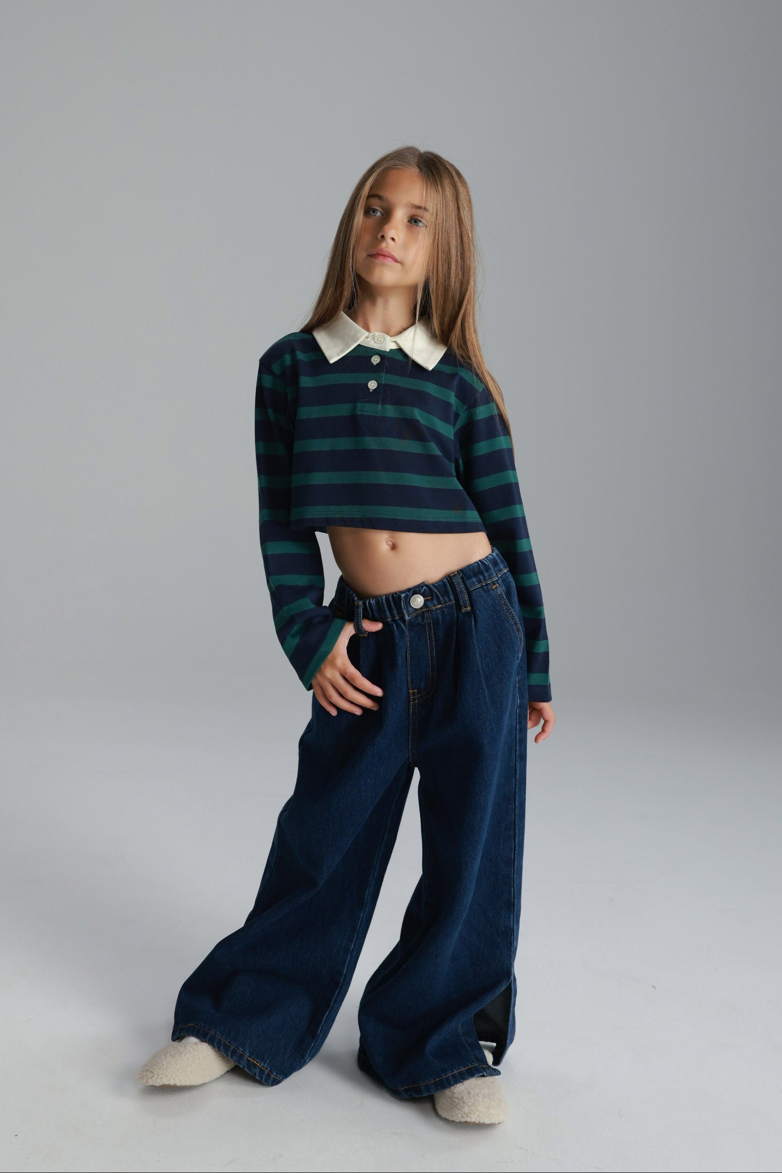 ג'ינס נילי כחול כהה