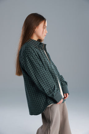 חולצת מרטין מכופתרת ירוקה