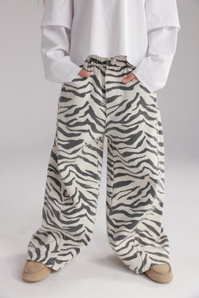 ג'ינס מרינה זברה