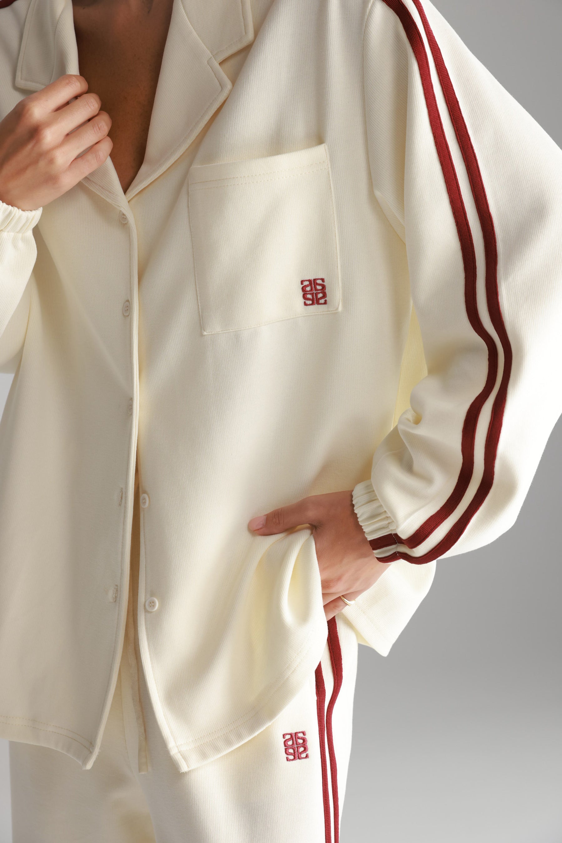 חליפת מלאני שמנת