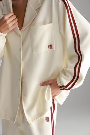 חליפת מלאני שמנת