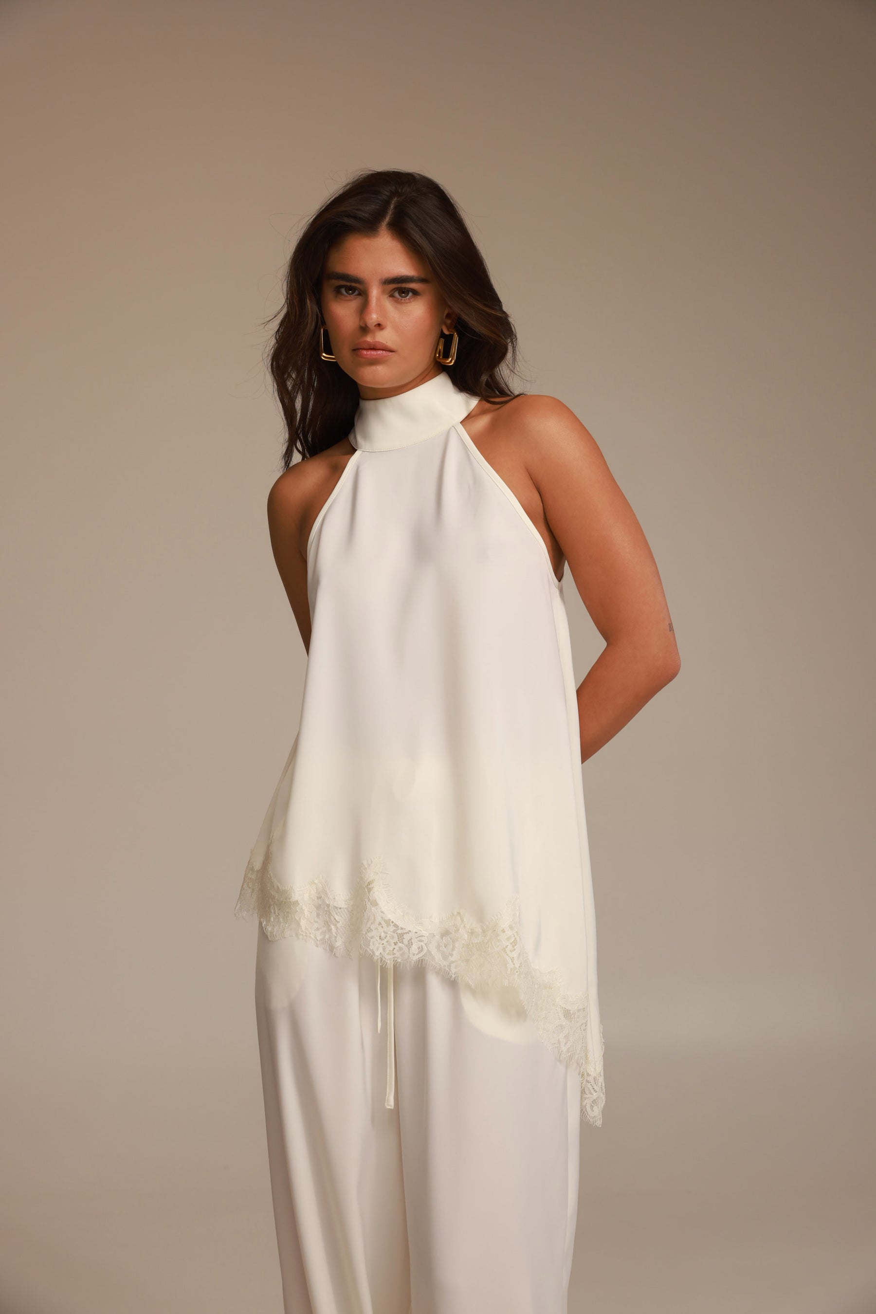 גופיית קולר סיאל שמנת