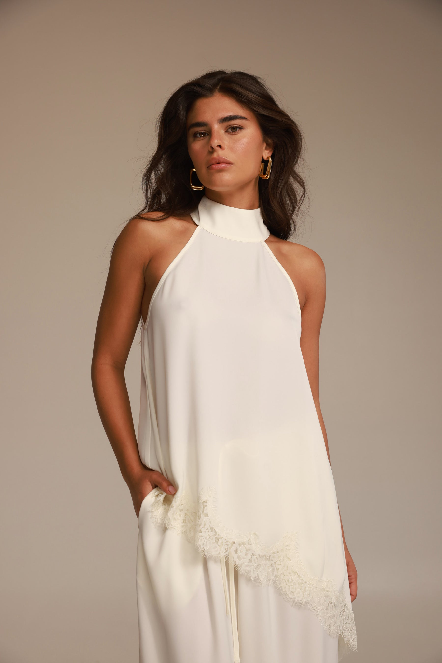 גופיית קולר סיאל שמנת