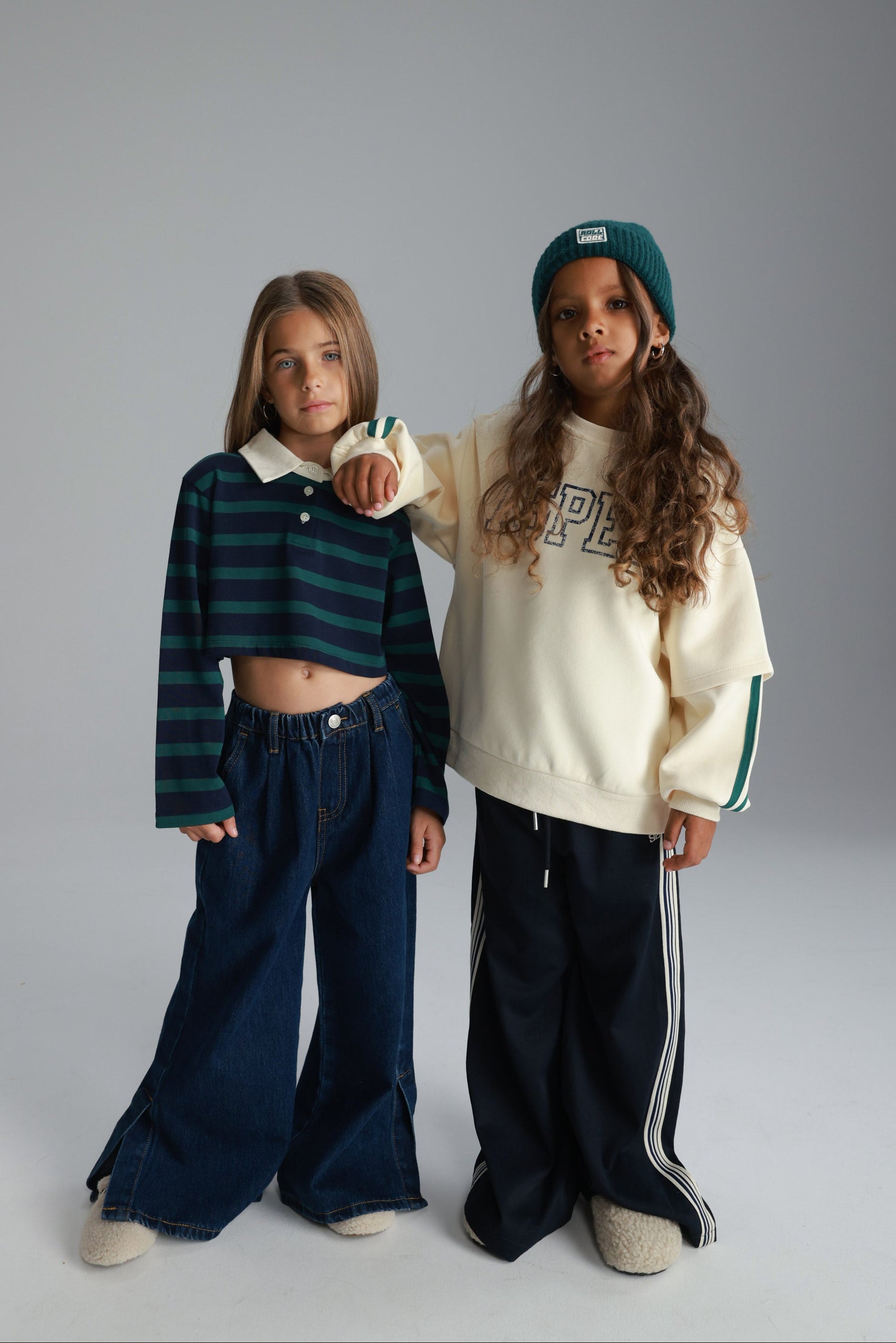 חולצת אריאה פסים נייבי/ירוק