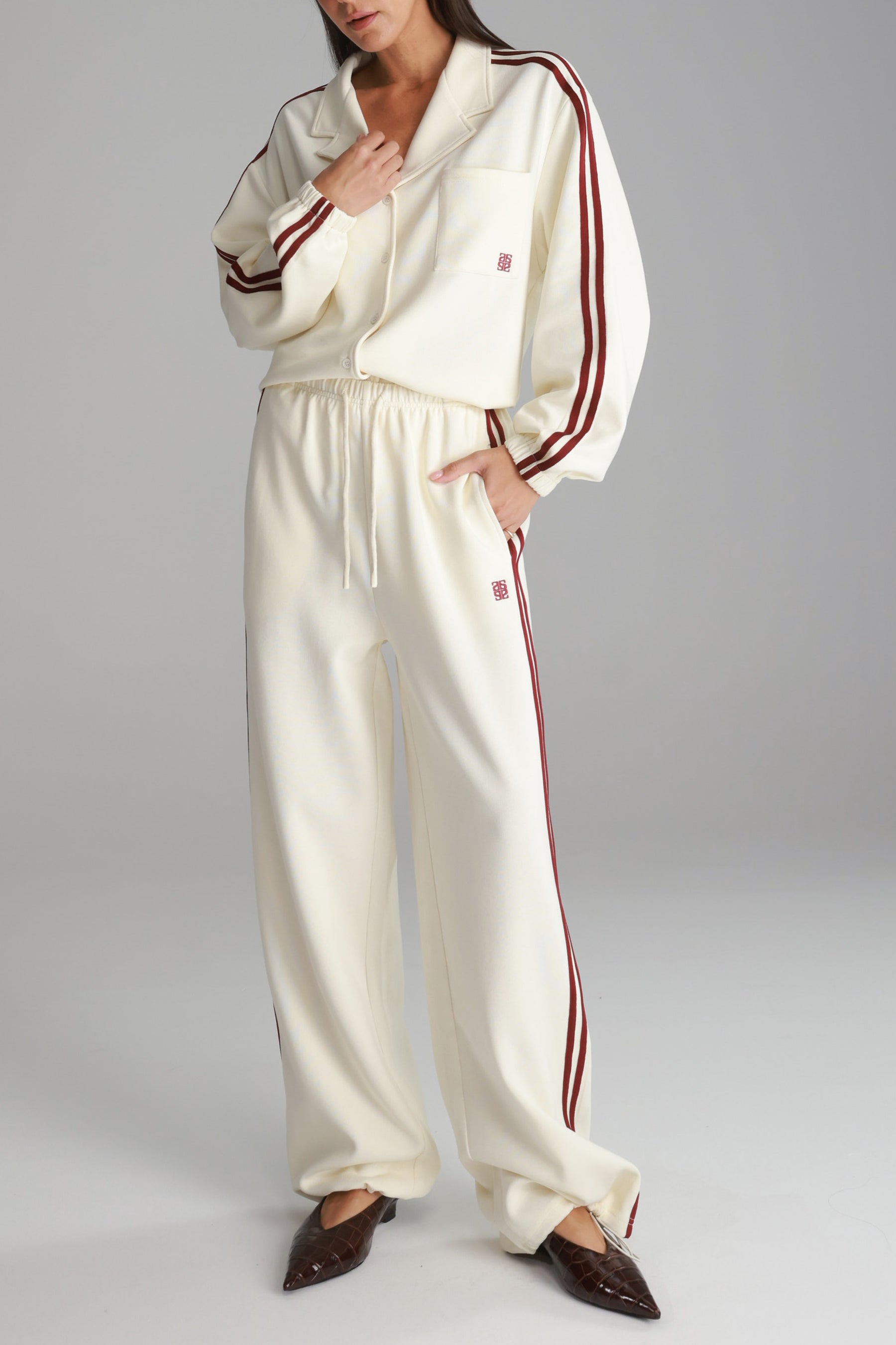 חליפת מלאני שמנת