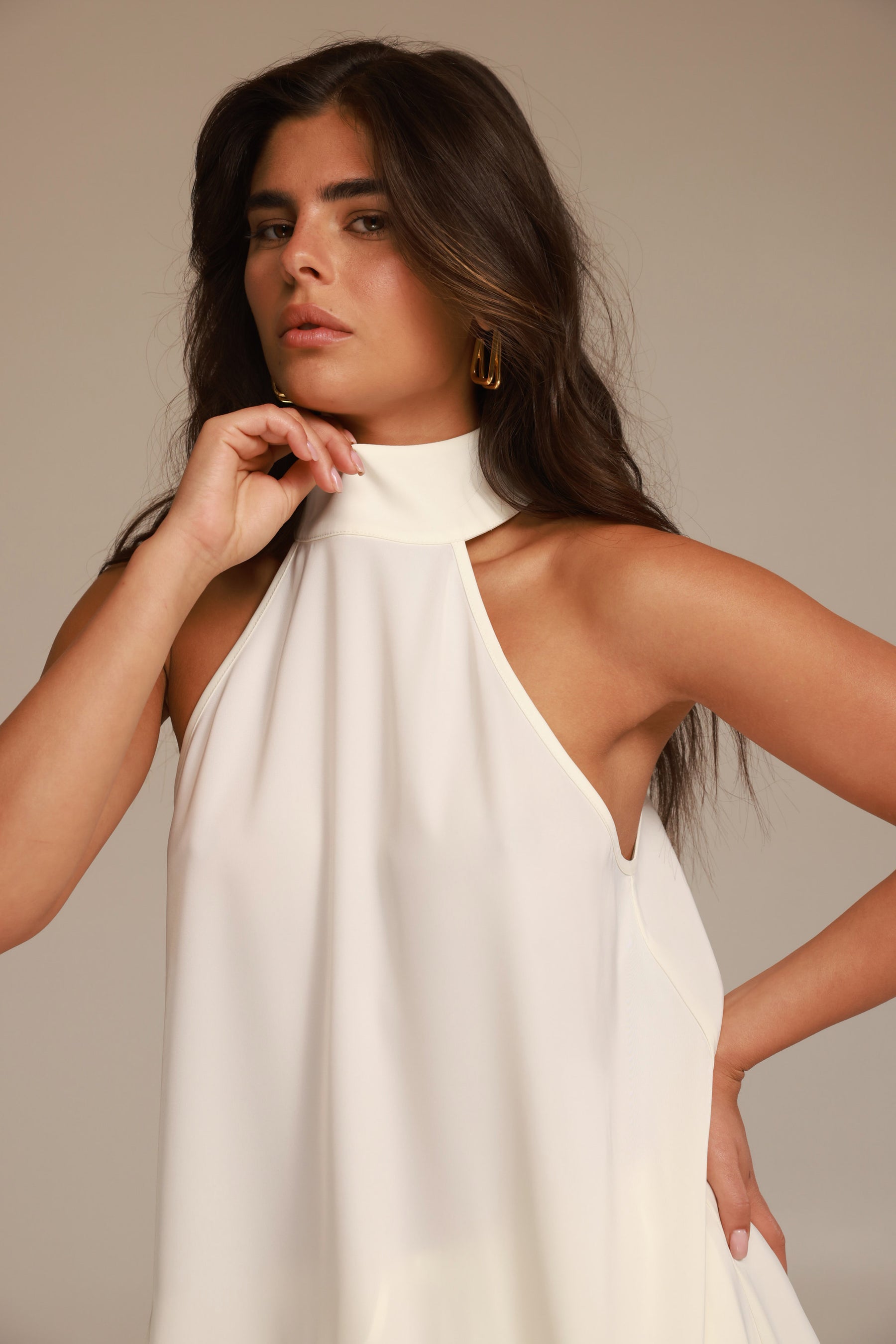 גופיית קולר סיאל שמנת