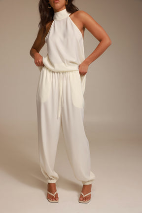 מכנסי סיאל שמנת