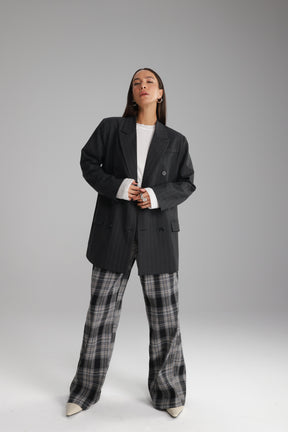 שמלת דיאנה אפור כהה