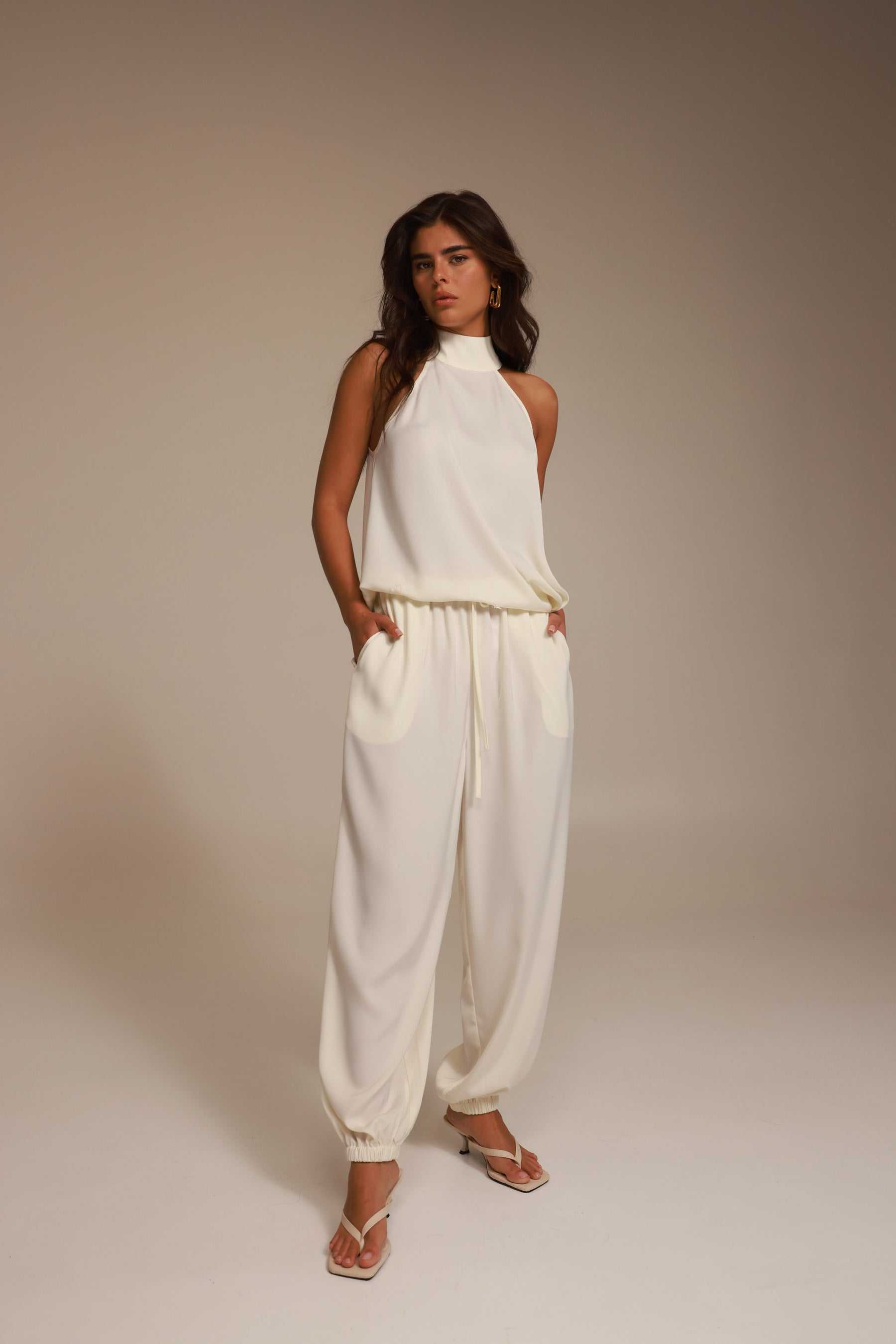 גופיית קולר סיאל שמנת