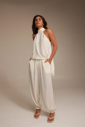 מכנסי סיאל שמנת