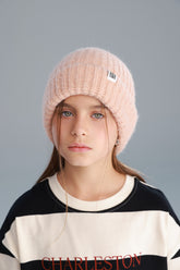 כובע צמר טומי ורוד