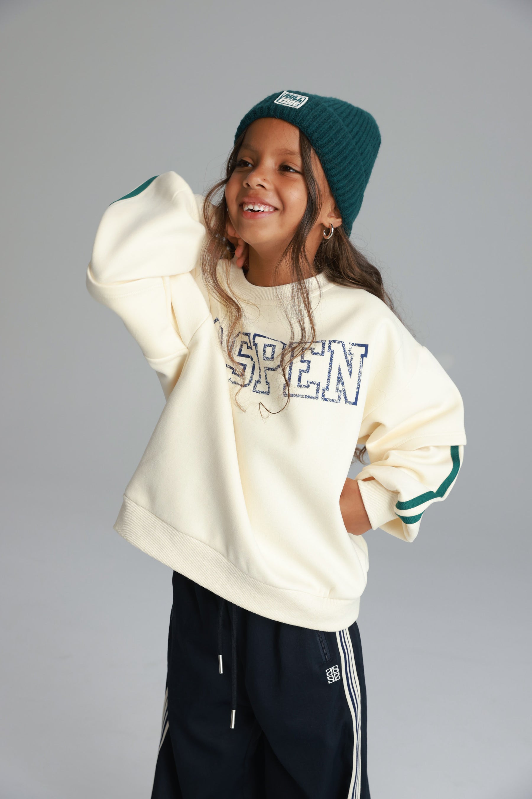 סוויטשירט אנני שמנת