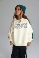 סוויטשירט אנני שמנת