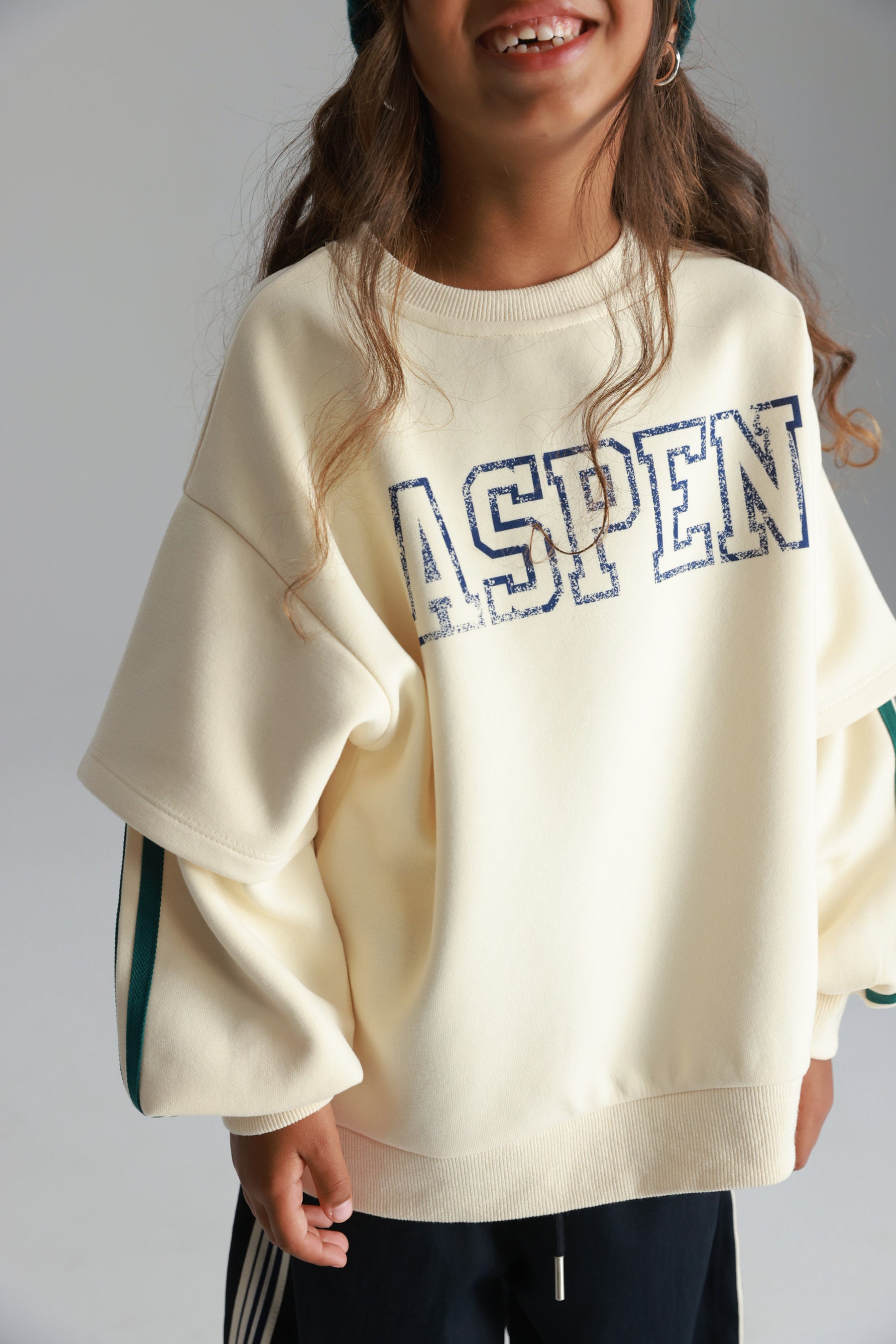 סוויטשירט אנני שמנת