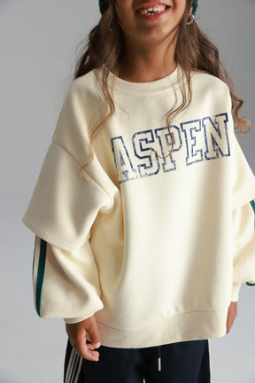 סוויטשירט אנני שמנת