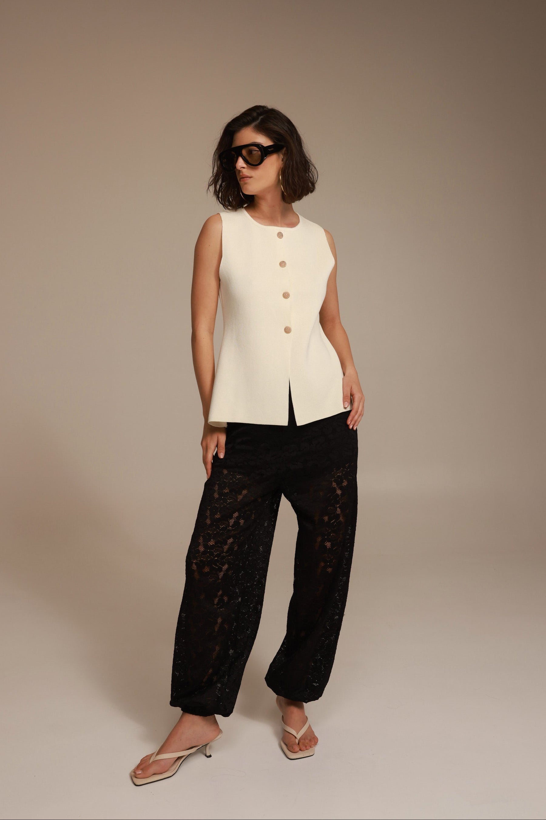 וסט רייצ'ל שמנת