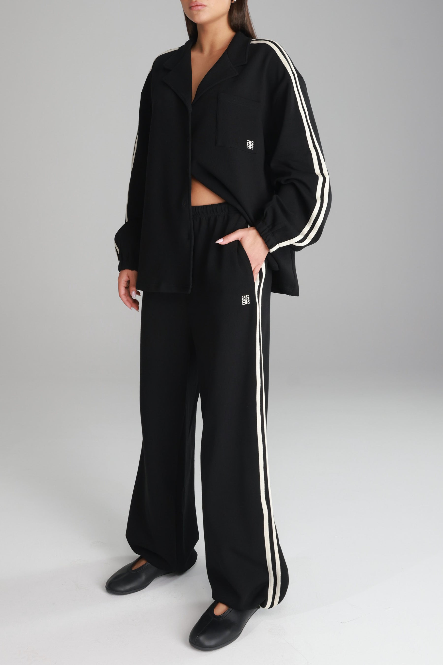 חליפת מלאני שחורה