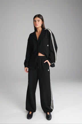 חליפת מלאני שחורה