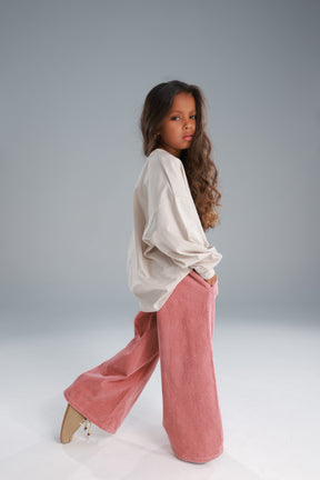 מכנסי לינדזי ורודים