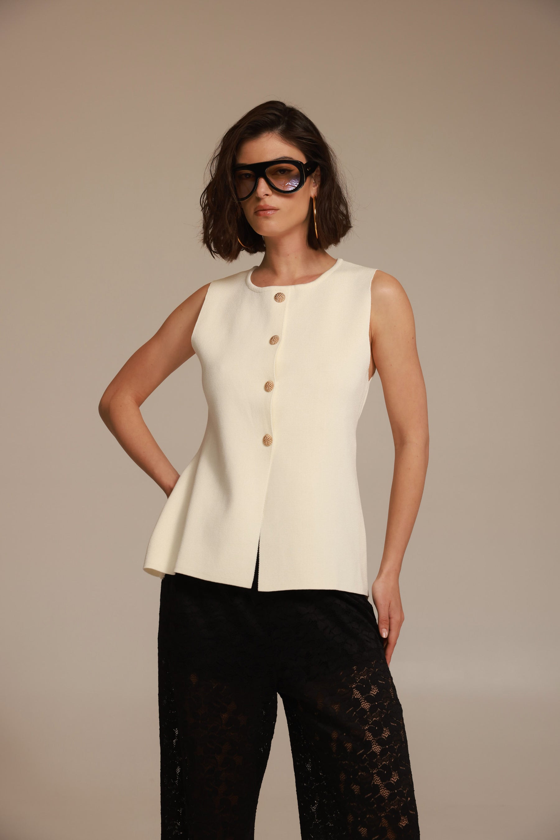 וסט רייצ'ל שמנת