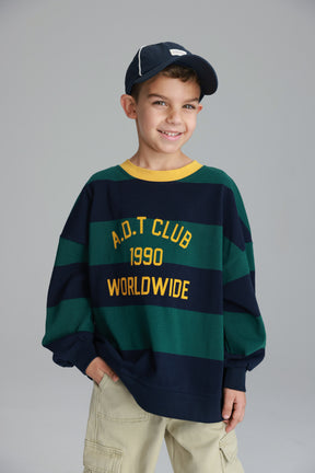 חולצת קאי נייבי/ירוק