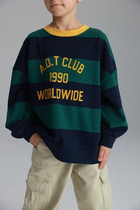 חולצת קאי נייבי/ירוק