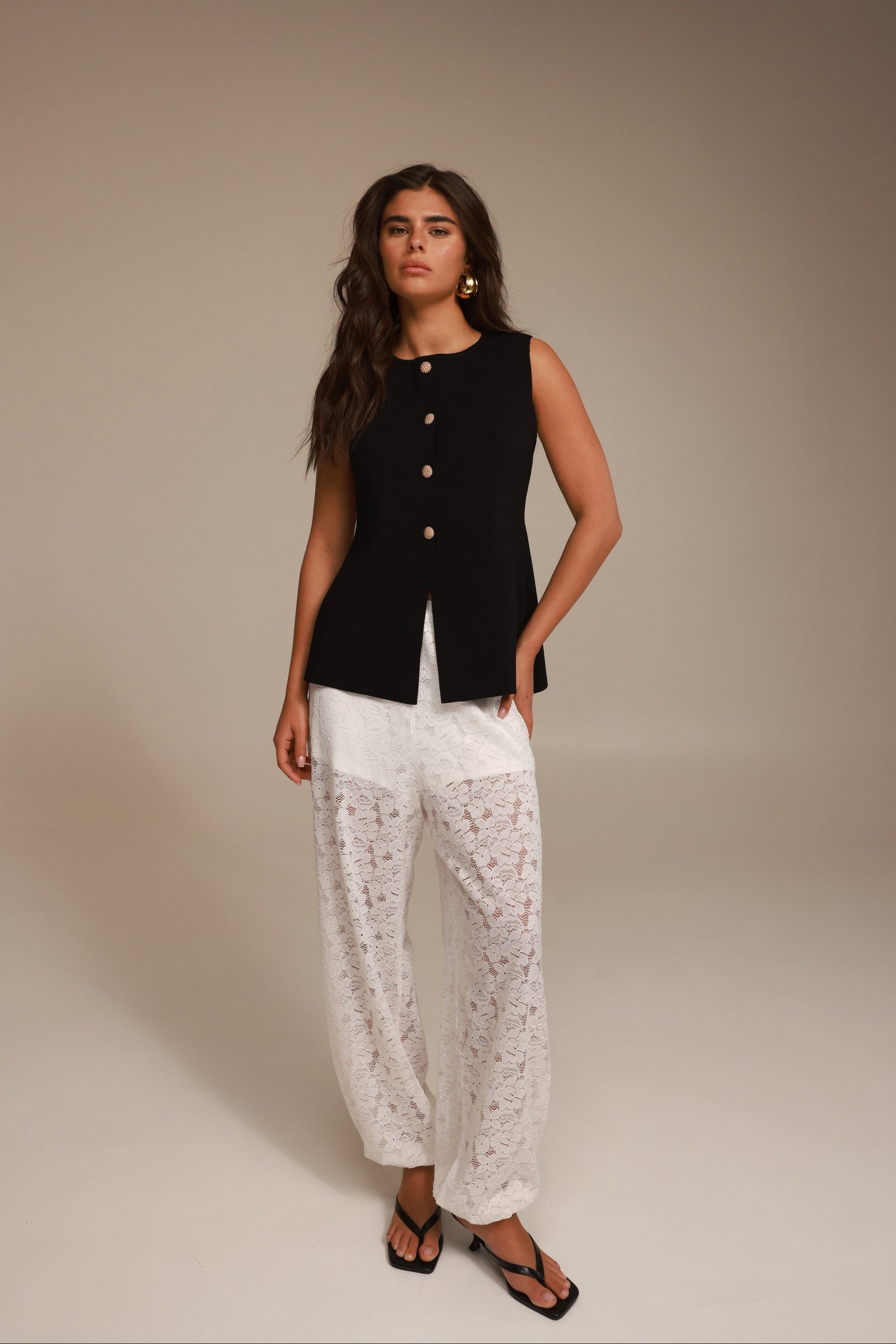 וסט רייצ'ל שחור