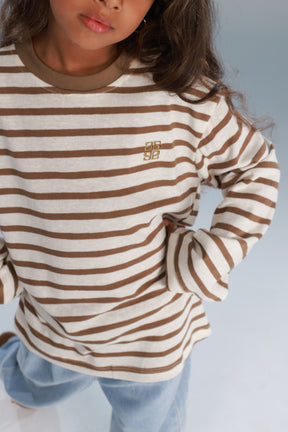 חולצת ניאו שמנת/חאקי