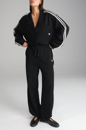 חליפת מלאני שחורה