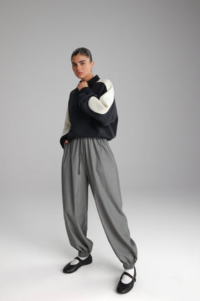 מכנסי אן אפור בהיר