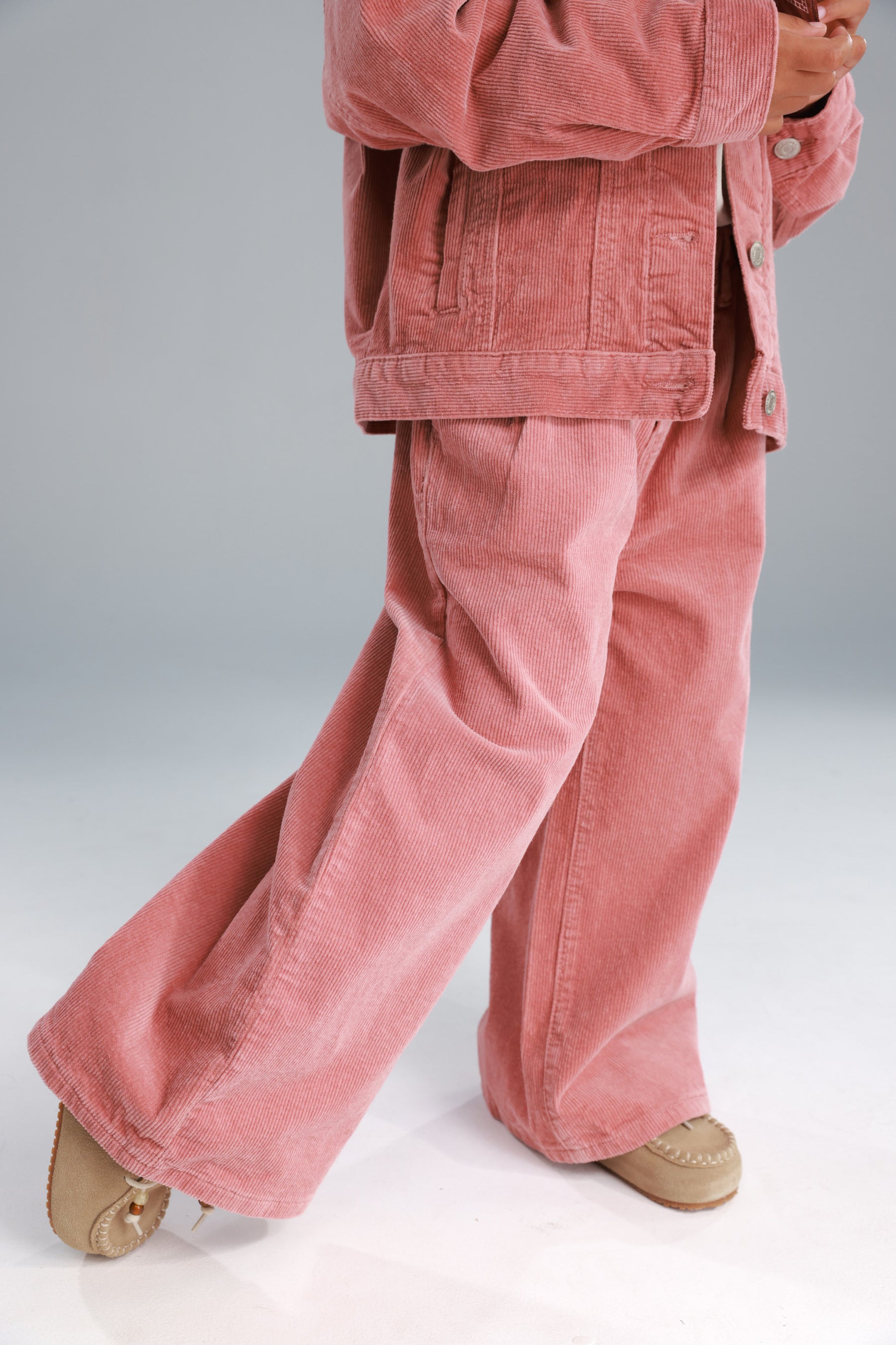 מכנסי לינדזי ורודים