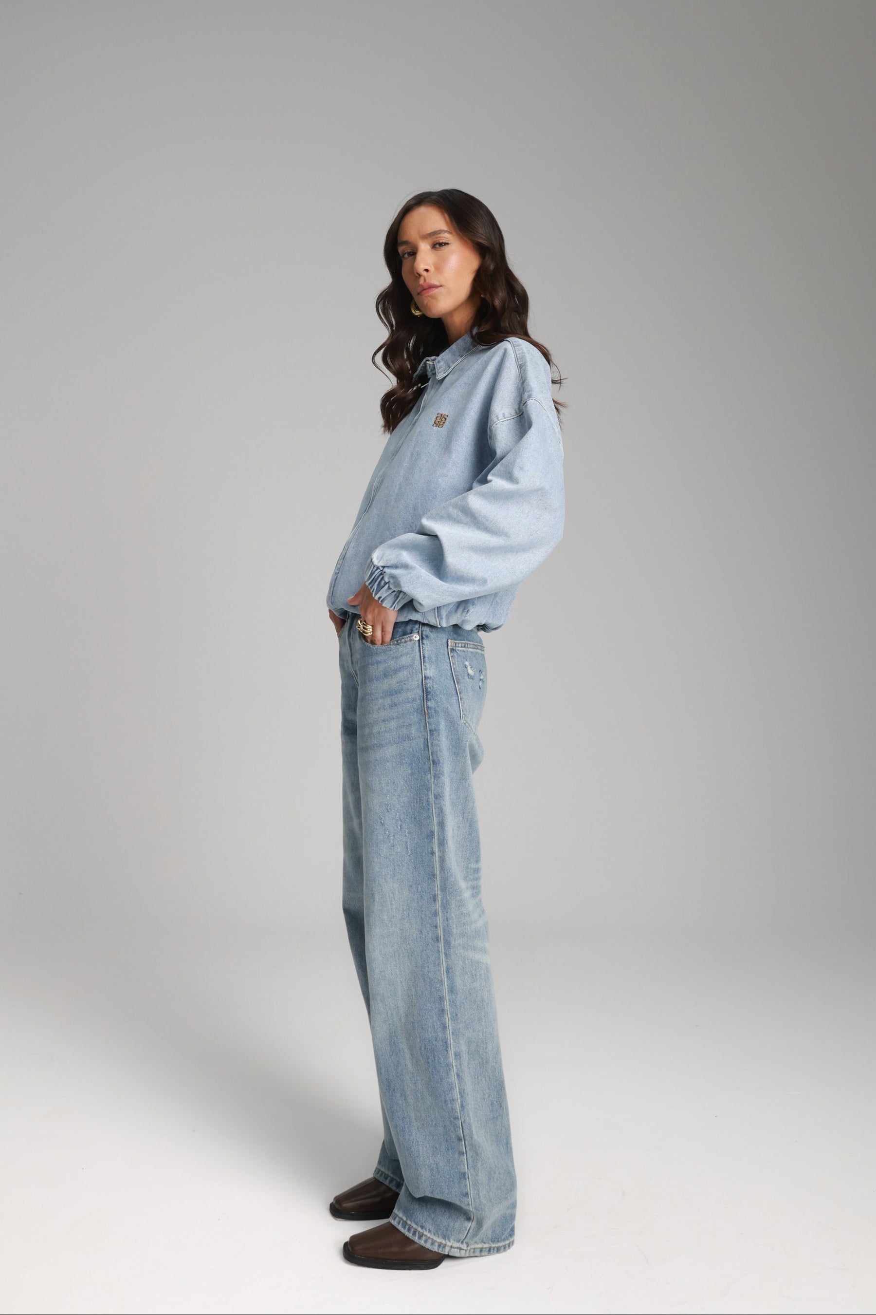 ג'ינס רייצ'ל כחול