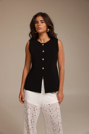 וסט רייצ'ל שחור