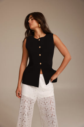 וסט רייצ'ל שחור