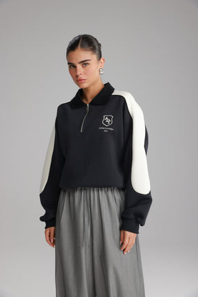 סוויטשירט מדלן שחור