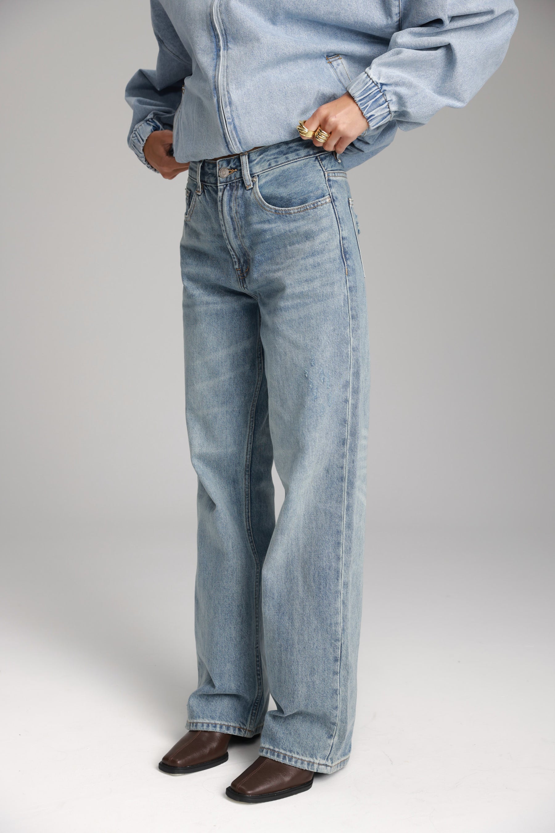 ג'ינס רייצ'ל כחול