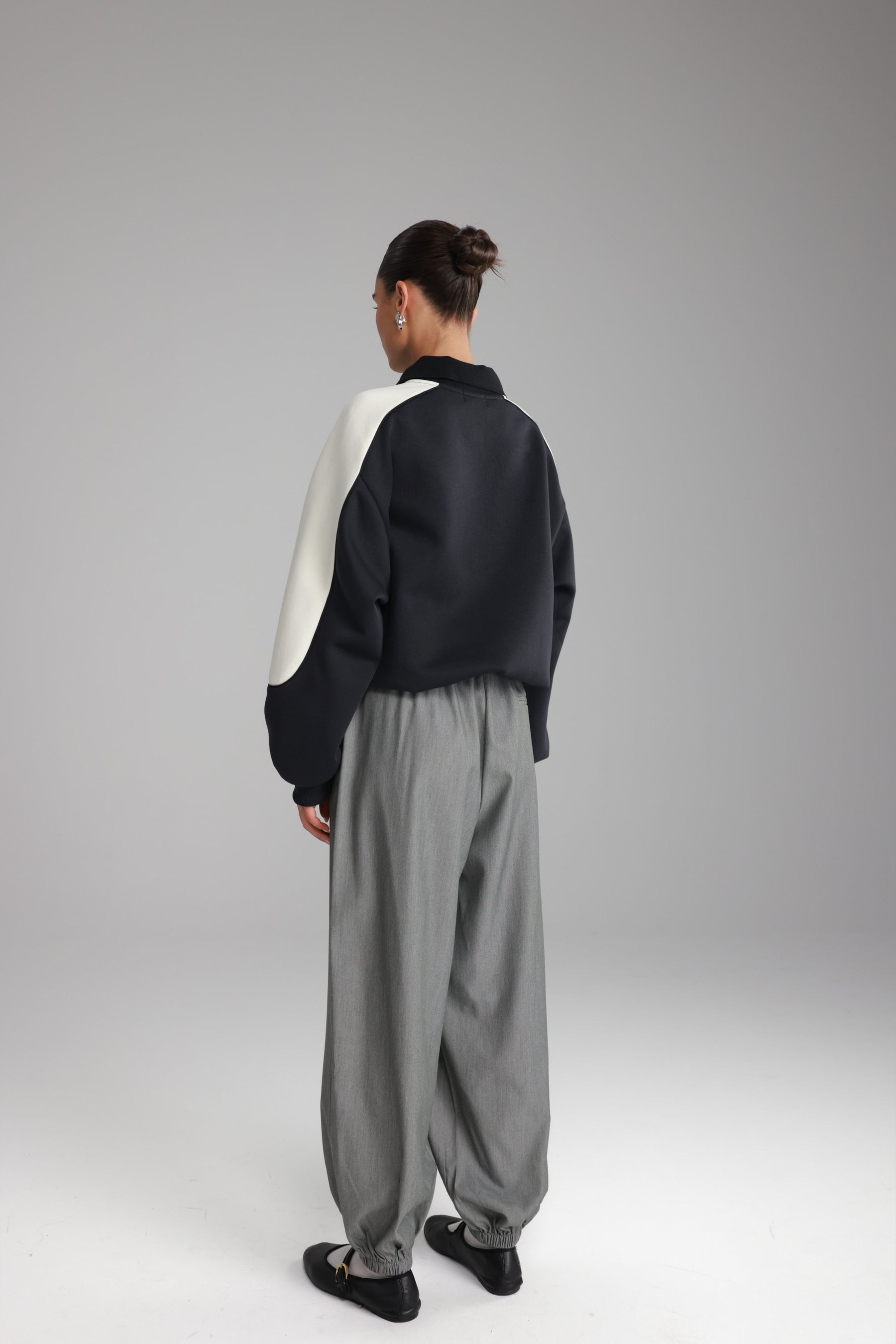 מכנסי אן אפור בהיר