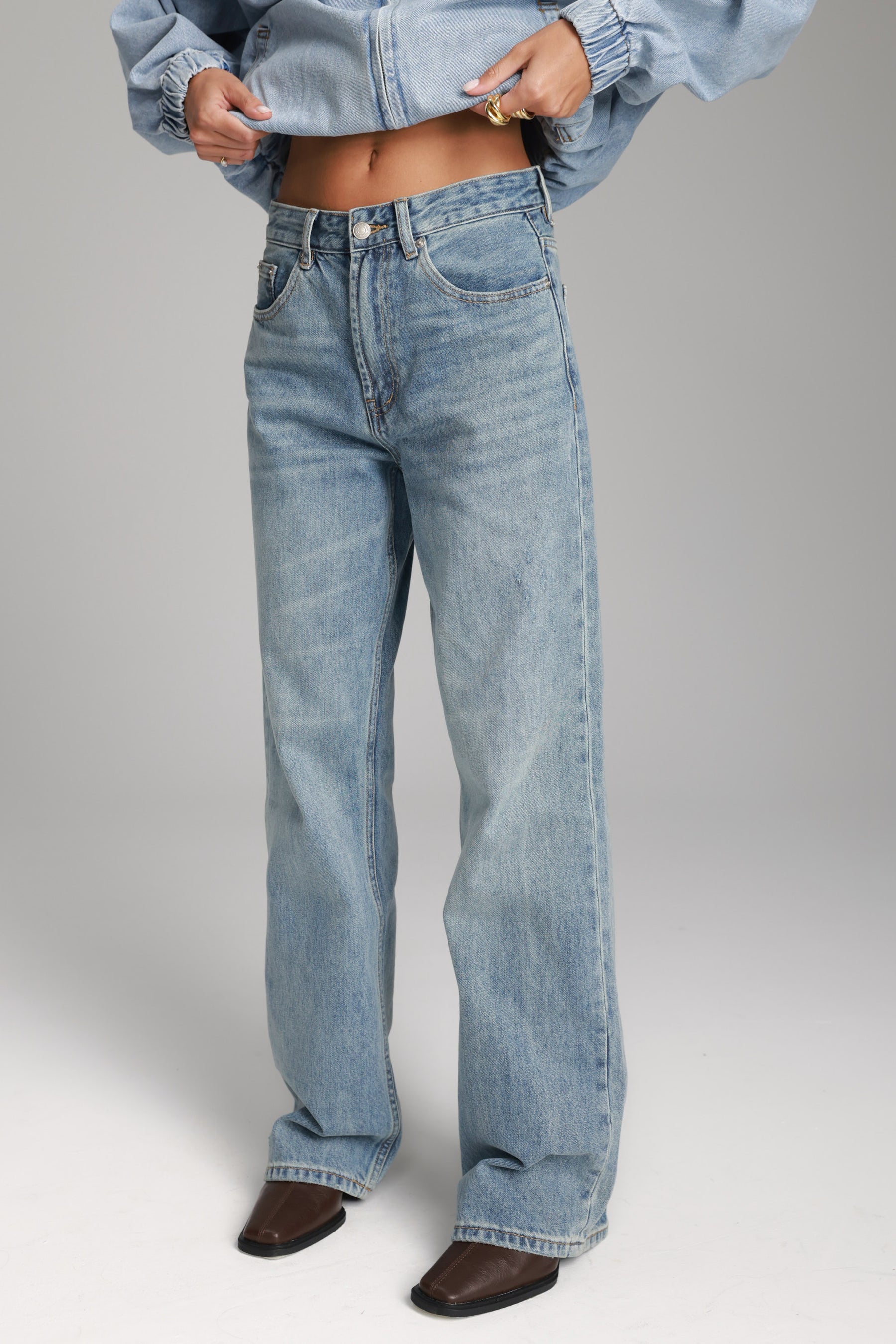 ג'ינס רייצ'ל כחול