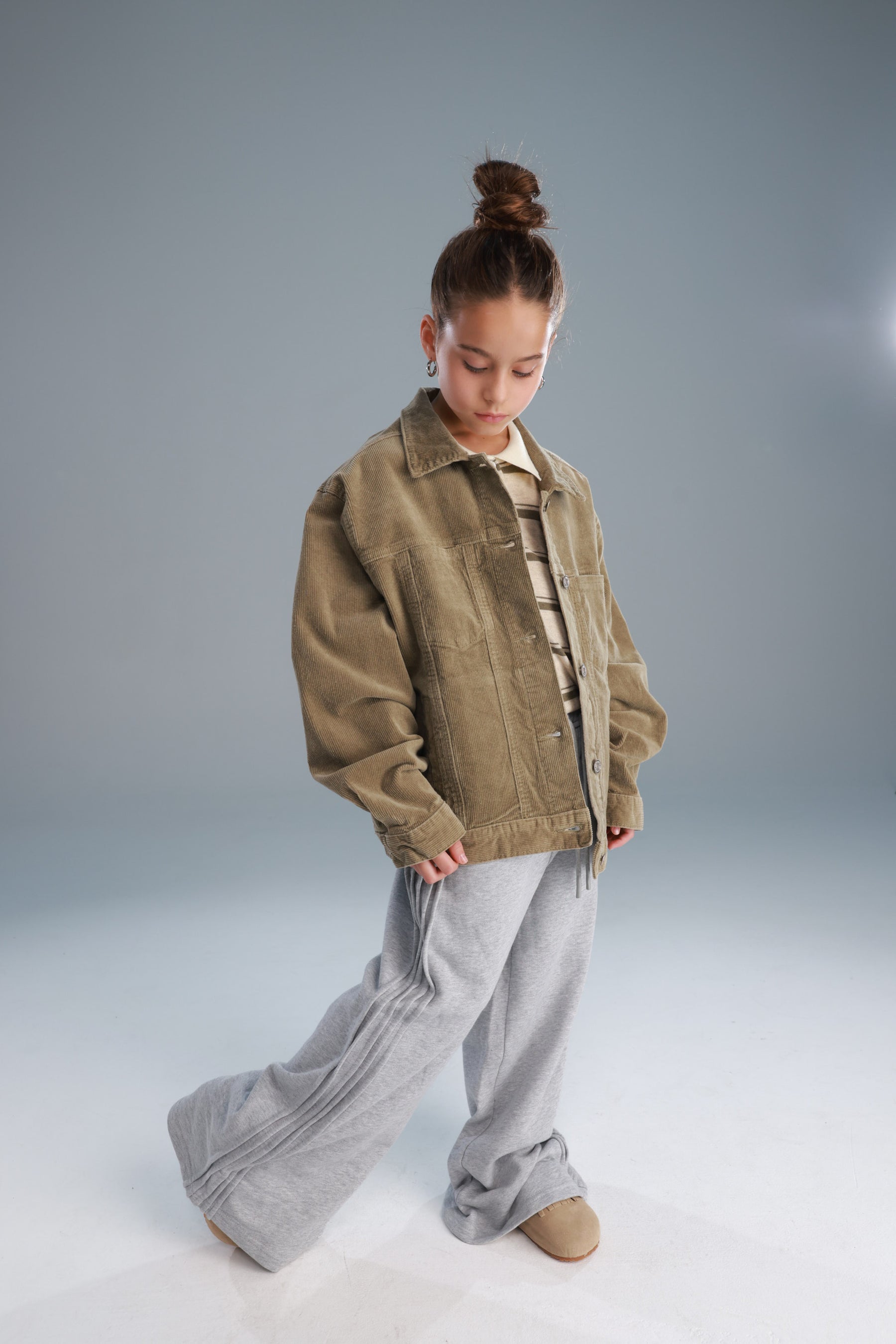 מכנסי נואל אפורים