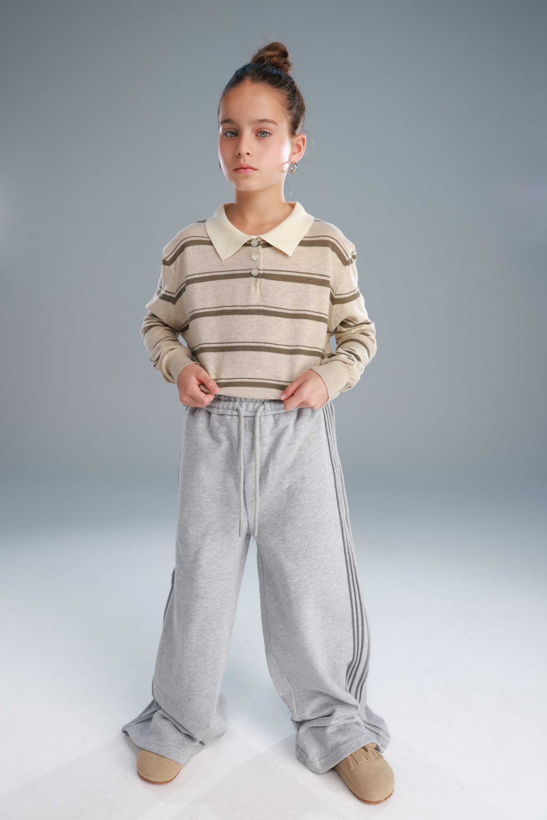 מכנסי נואל אפורים