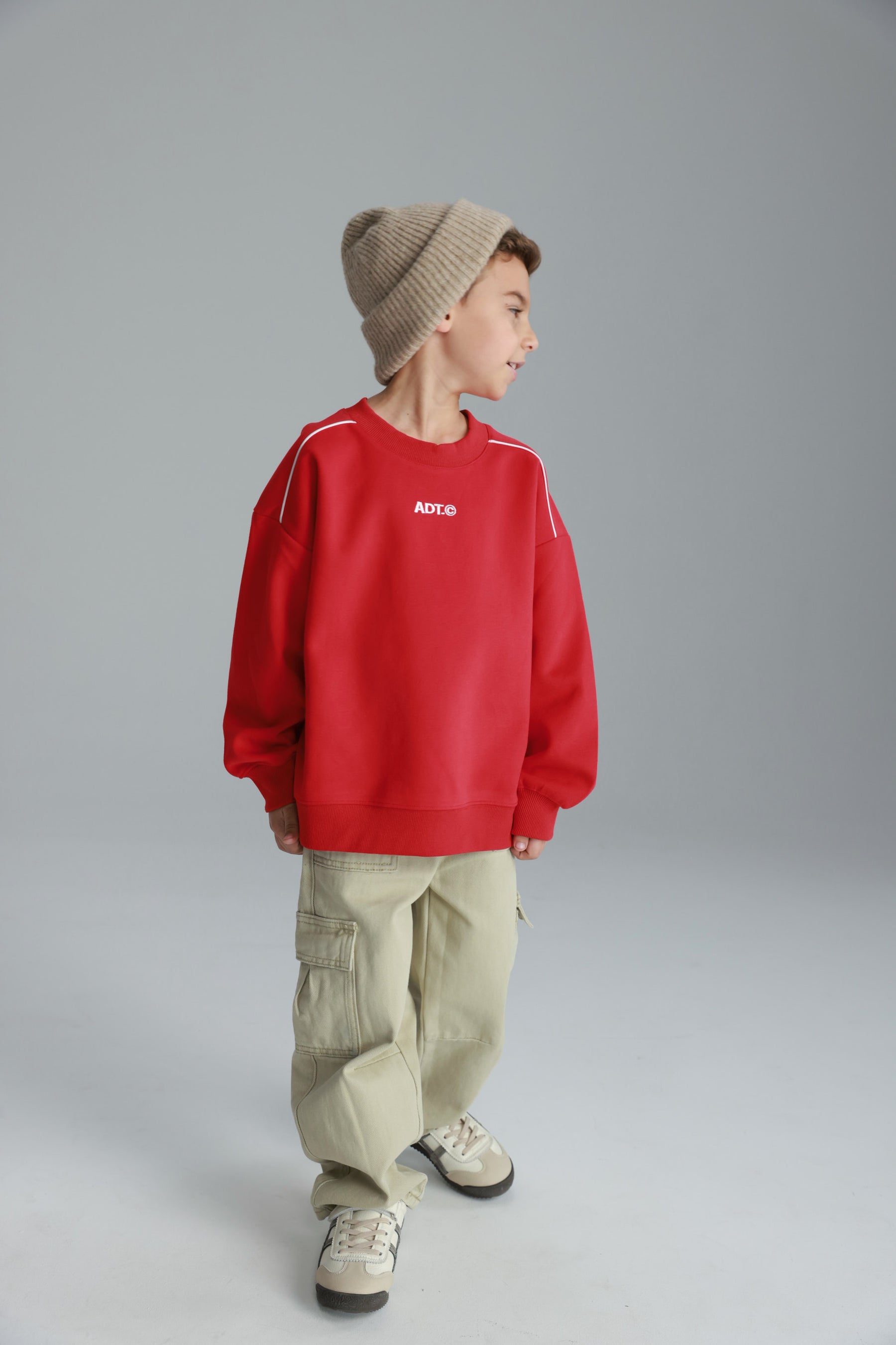 סוויטשירט היילי אדום