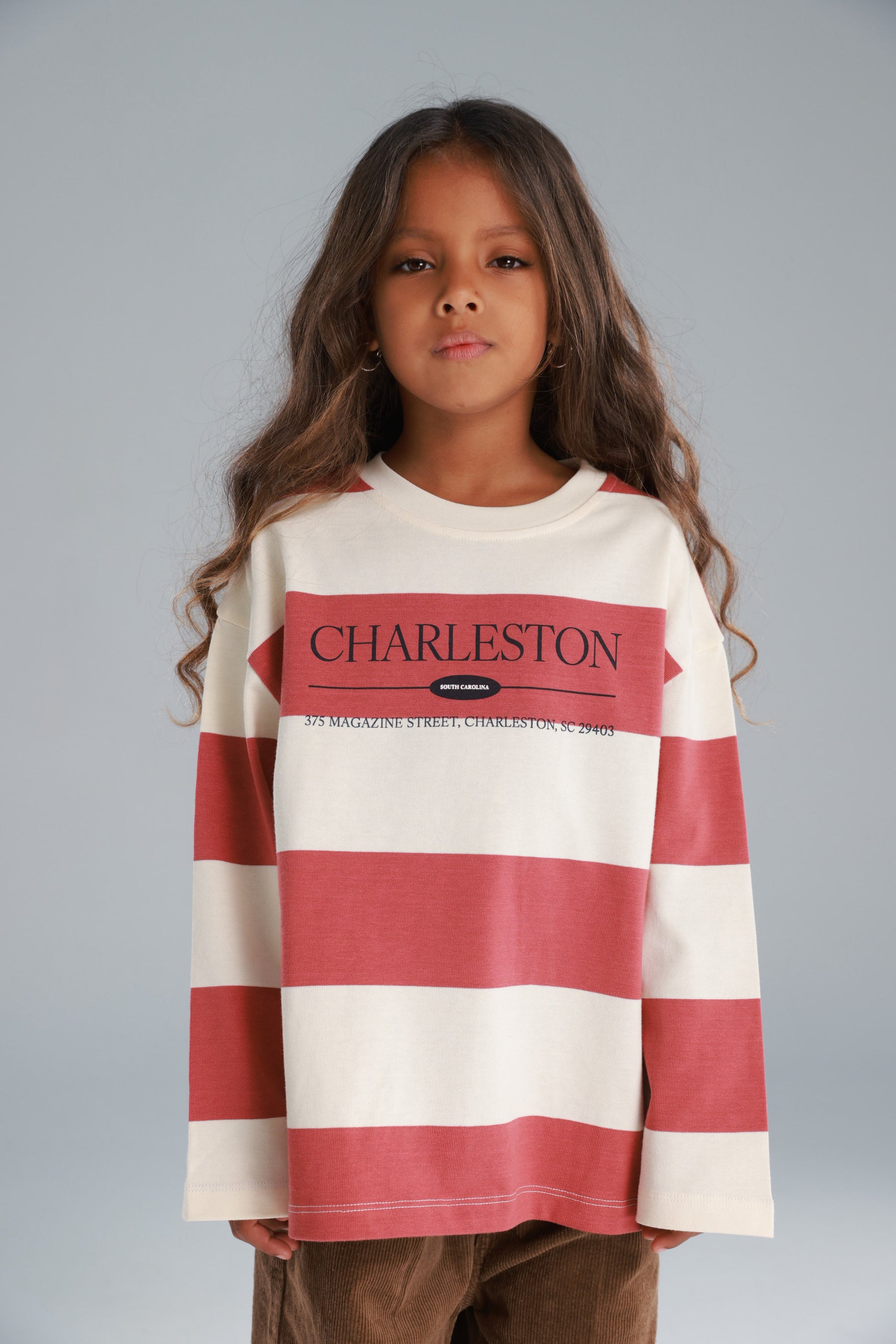 חולצת ויולה ורוד/שמנת